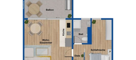 2-Zimmer Wohnung in München, Germany, Nr. 330644 12