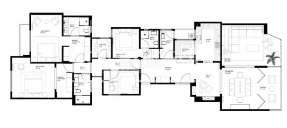 4 bedrooms Apartment in Barcelona, Spain No. 22428 17