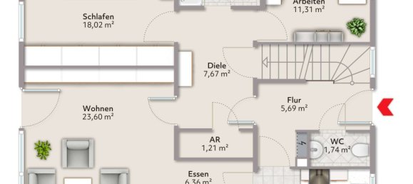3 غرف نوم منزل في Wolfsburg, Germany رقم 75579 14