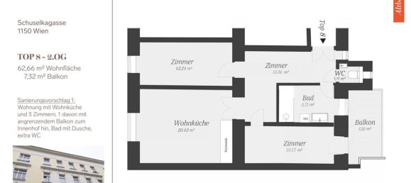 3 rooms Apartment in Rudolfsheim-Funfhaus, Austria No. 169538 22