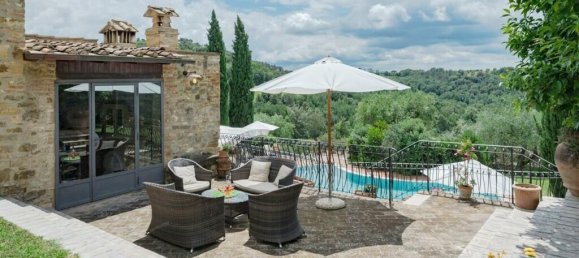 Дом с 6 спальнями в Поджибонси, Италия № 52753 8