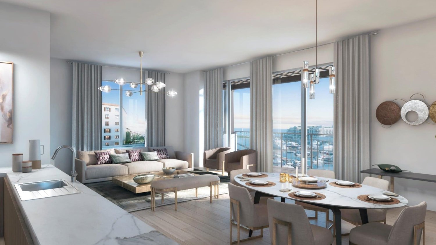 3 bedrooms Apartment in LA SIRENE, Dubai, UAE No. 58555