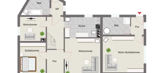 3 غرف نوم تاون هاوس في Harz, Germany رقم 349039 21