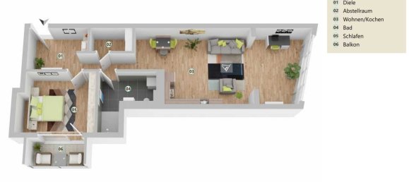 2 rooms Apartment in Wilmersdorf, Germany No. 371752 10