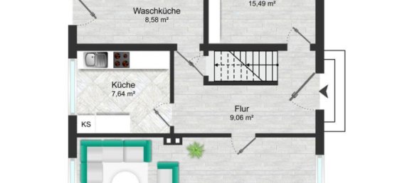 3 غرف نوم منزل في Bremen, Germany رقم 321572 33