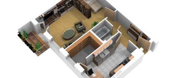 Studio in Falkenhagener Feld, Germany, Nr. 37186 8