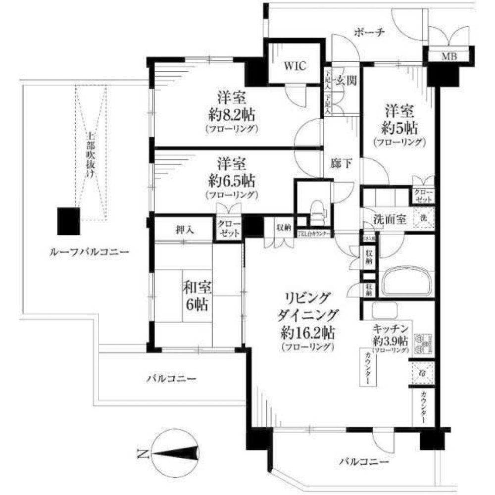 Квартира с 4 спальнями в Сайтама, Япония № 2919