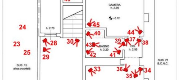 2 rooms Apartment in Carrara, Italy No. 49471 22