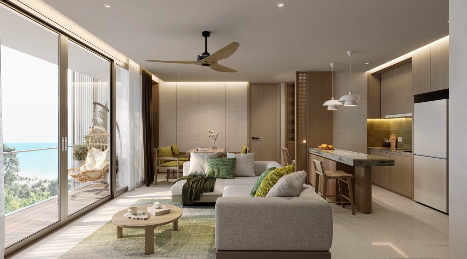3 rooms Apartment for sale in Pattaya, Chonburi, Eastern Thailand, Thailand № 143488