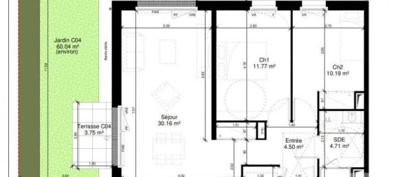Квартира с 2 спальнями в Дувр-ла-Деливранд, Франция № 362209 2