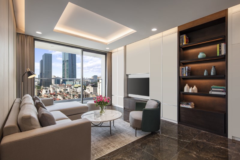 3 dormitorios apartamento en alquiler en Ba Dinh, Ha Noi, Vietnam № 13651