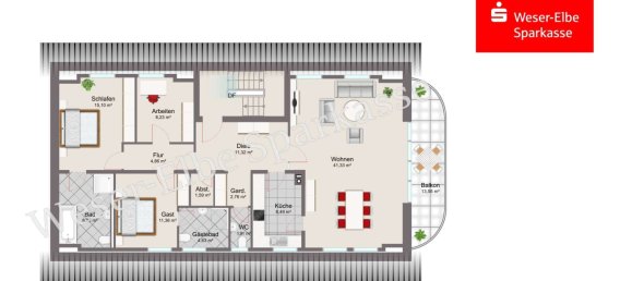 8 rooms House in Bremerhaven, Germany No. 70978 33