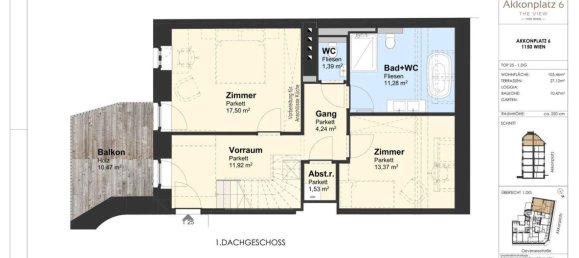 3 rooms Apartment in Rudolfsheim-Funfhaus, Austria No. 1500 8