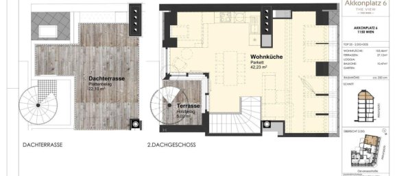 3 rooms Apartment in Rudolfsheim-Funfhaus, Austria No. 1500 9