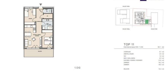 3 rooms Apartment in Seiersberg-Pirka, Austria No. 149249 8
