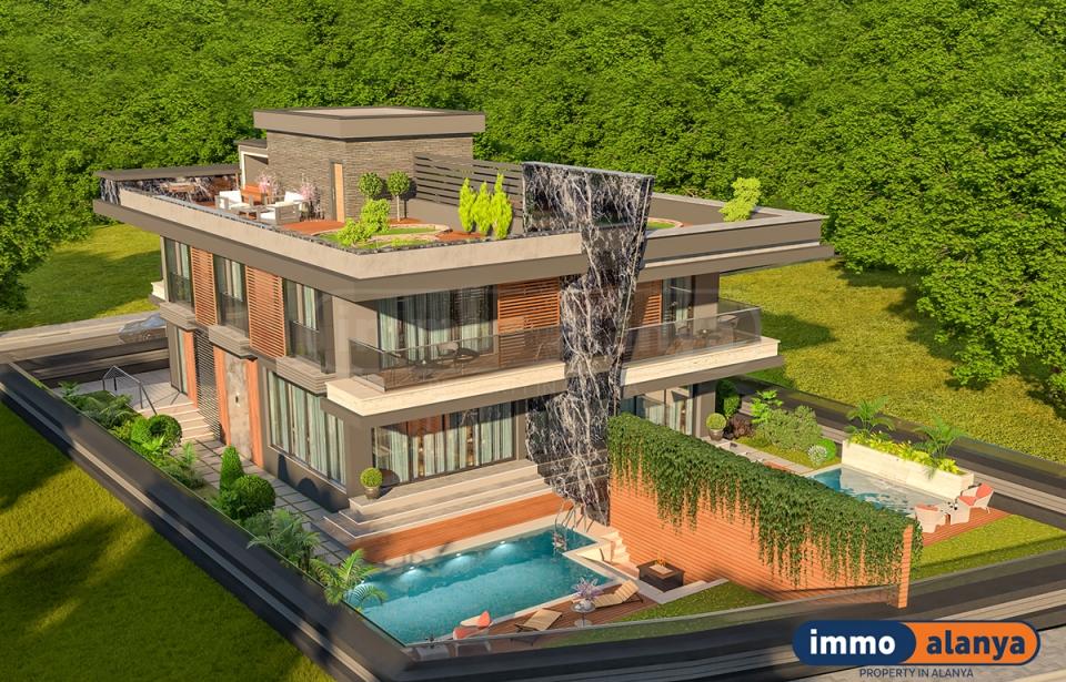 Villa 3+1 in Incekum, Turkey No. 13868