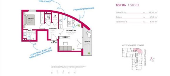 Apartamento de 2 divisões em Meidling, Austria N.º 162232 21