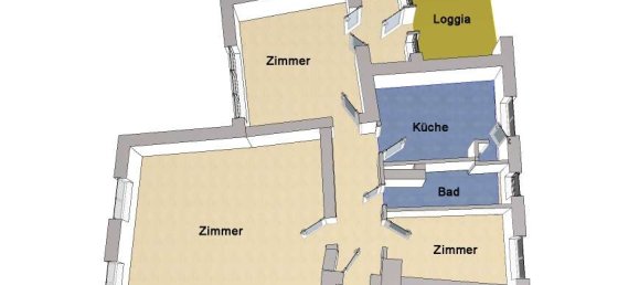 3-Zimmer Wohnung in Westend, Germany, Nr. 323043 7