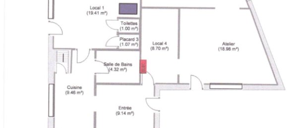 3 غرف نوم منزل في Verton, France رقم 63488 13