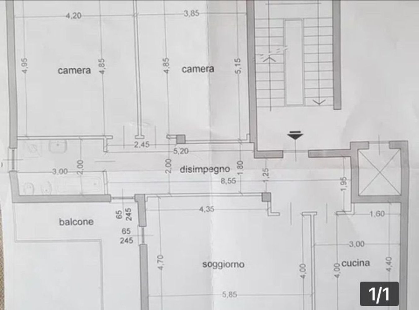 Apartamento de 2 divisões em Maslianico, Italy N.º 299314