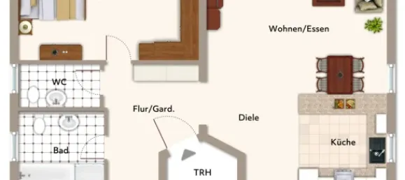 Квартира с 4 комнатами в Баден-Вюртемберг, Германия № 17998 19