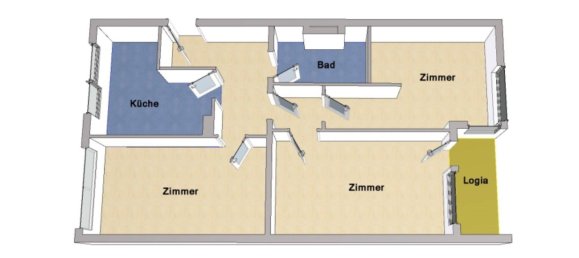 3-Zimmer Wohnung in Wedding, Germany, Nr. 228972 11