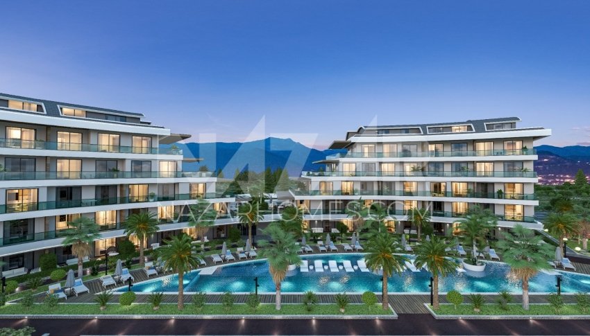 Wohnung 1+1 in Alanya, Turkey, Nr. 14383