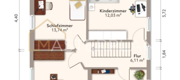 Дом с 4 спальнями в Зарлуи, Германия № 230753 13