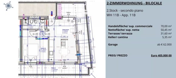 2 rooms Apartment in Trentino-Alto Adige, Italy No. 220204 26