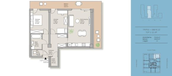 Apartamento de 3 divisões em Vienna, Austria N.º 232224 25