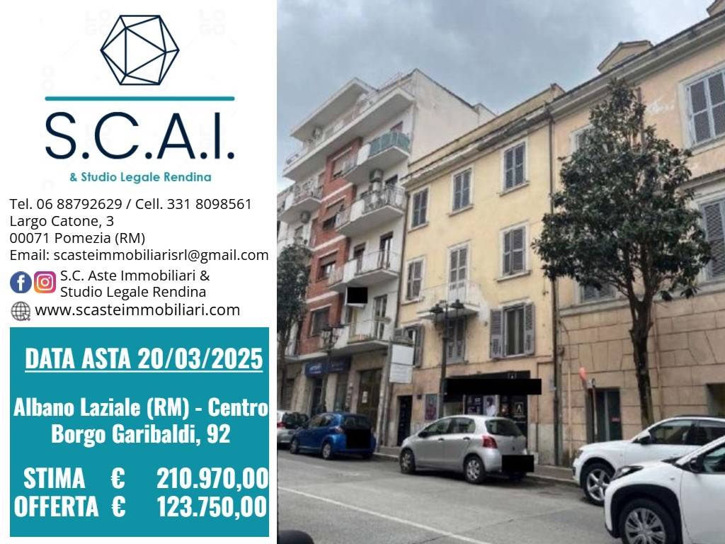 Apartamento T1 em Albano Laziale, Italy N.º 206052