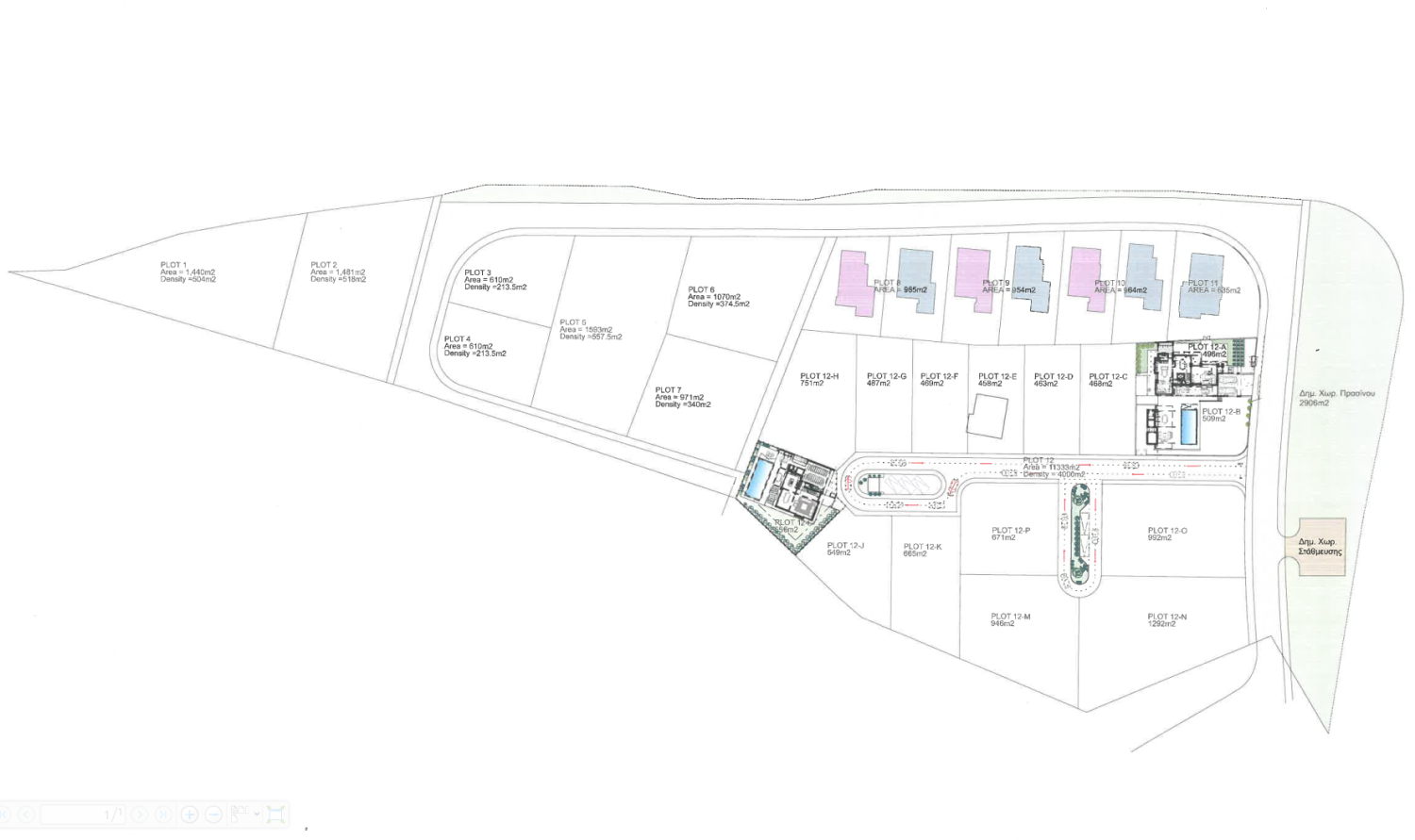  Land in Oroklini, Cyprus No. 33399