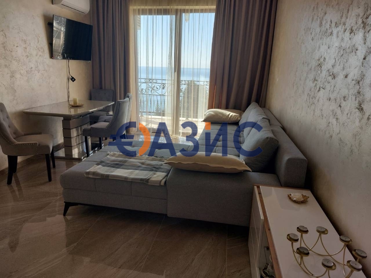 Apartamento de 2 dormitorios en Nesebar, Bulgaria No. 990