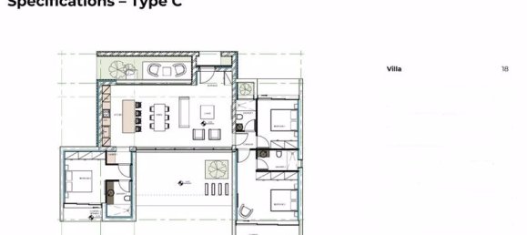 3 غرف نوم منزل ذو طابقين في Geroskípou, Cyprus رقم 60059 9