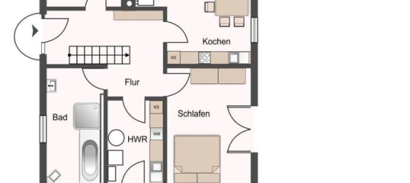 2 غرف نوم بنغالو في Diepholz, Germany رقم 225767 18