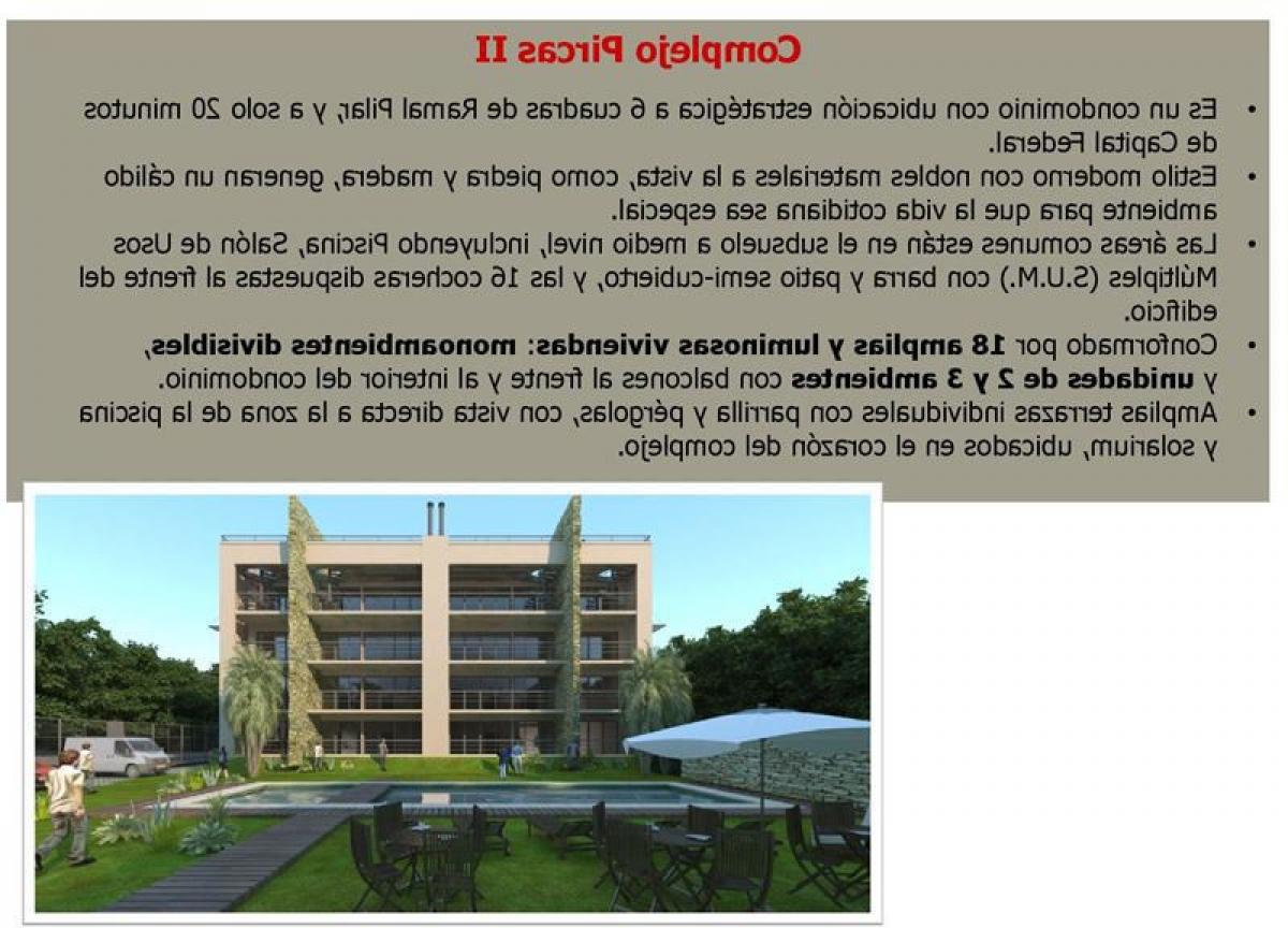 2 غرف نوم شقة في Pilar, Argentina رقم 522