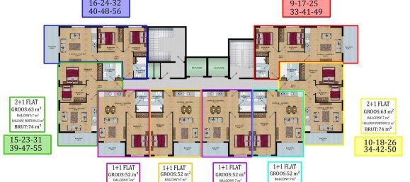 Apartment 1+1 in Konakli, Turkey No. 31344 20