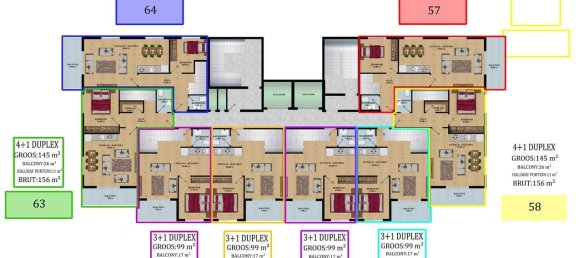 Apartment 1+1 in Konakli, Turkey No. 31344 21