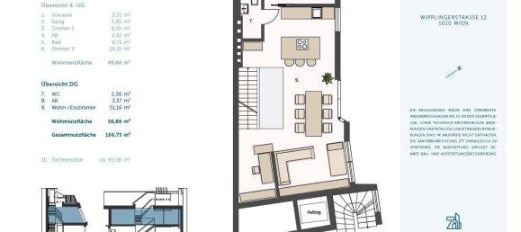 3-Zimmer Penthouse in Wien, Austria, Nr. 241212 26