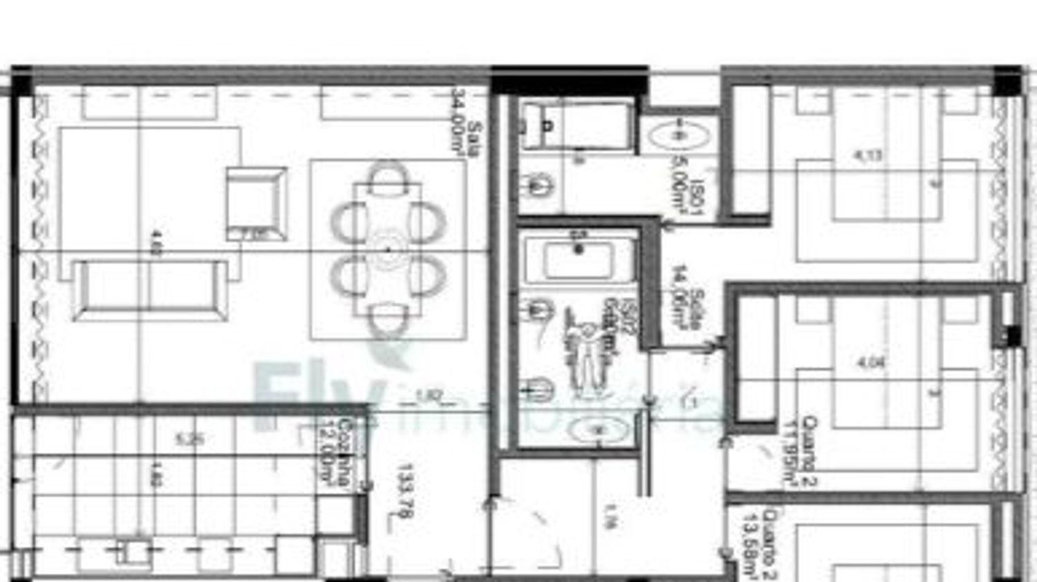 3 غرف نوم شقة في Braga, Portugal رقم 80281