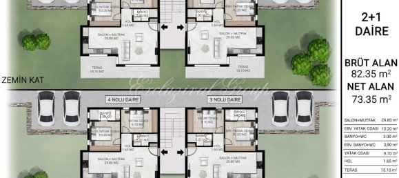 2 Schlafzimmer Villa in Bodrum, Turkey, Nr. 28755 11