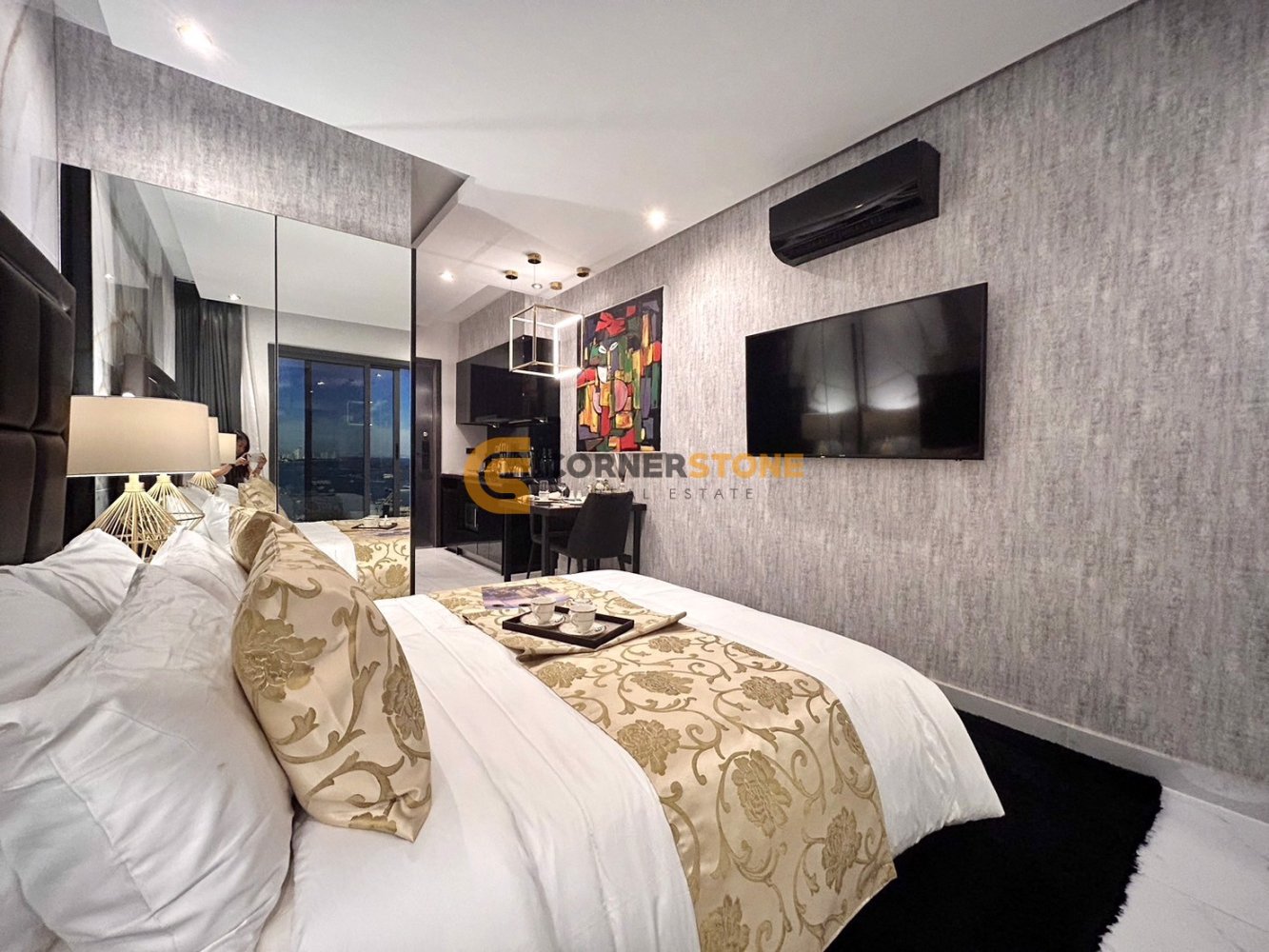 Apartamento com 1 quarto em condomínio em Pattaya, Thailand N.º 22323