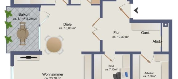 1 bedroom Apartment in Wandsbek, Germany No. 288323 12