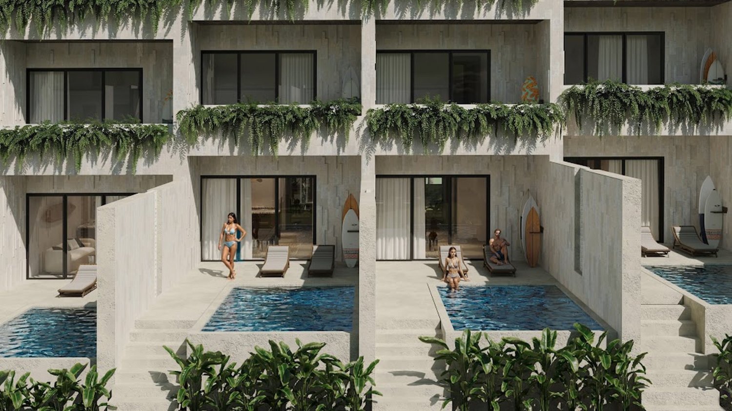 3 chambres maison de ville à vendre à Pecatu, Badung, Bali, Indonesia № 2757