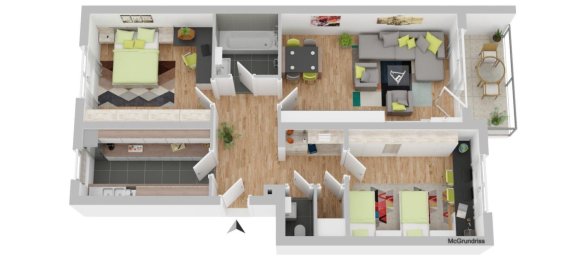 Apartamento de 2 dormitorios en Rottweil, Germany No. 270830 10