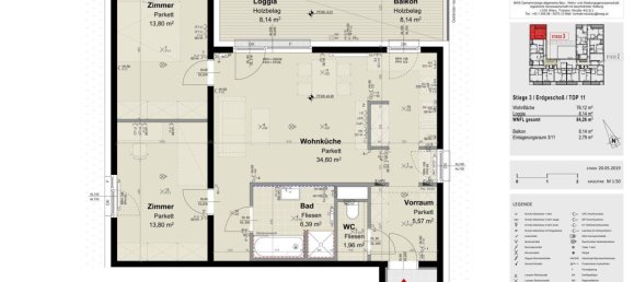 3-Zimmer Wohnung in Wien, Austria, Nr. 260659 13