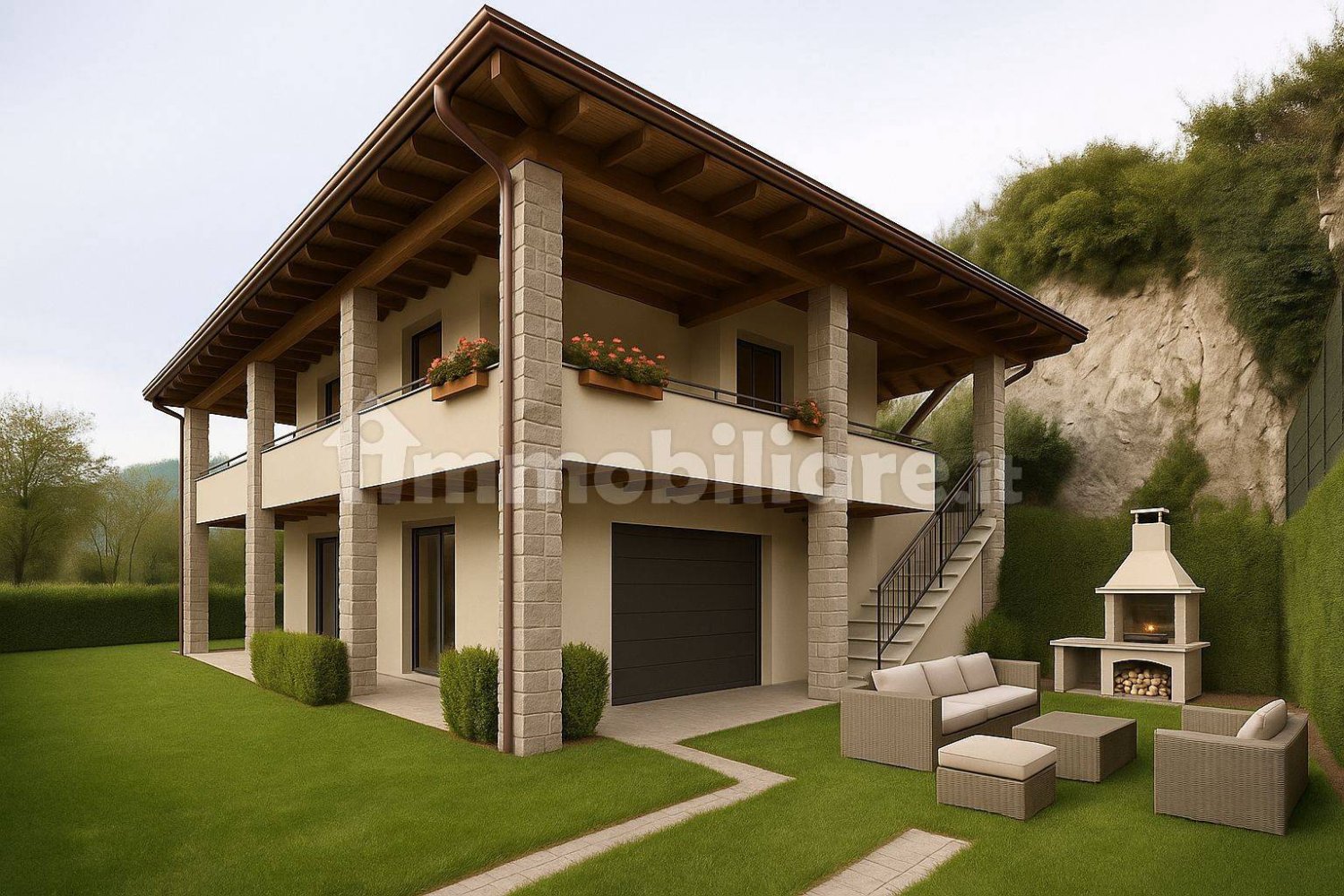 2 Schlafzimmer Villa in Malegno, Italy, Nr. 305963