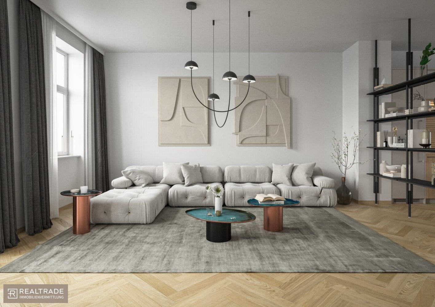 Квартира с 2 комнатами в Леопольдштадт, Австрия № 67869