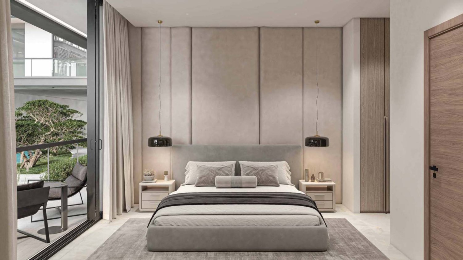 Apartamento T2 em OLIVIA RESIDENCES, Green Community, UAE N.º 61384