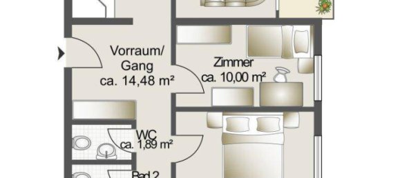4غرفة شقة في Feldkirch, Austria رقم 228806 15